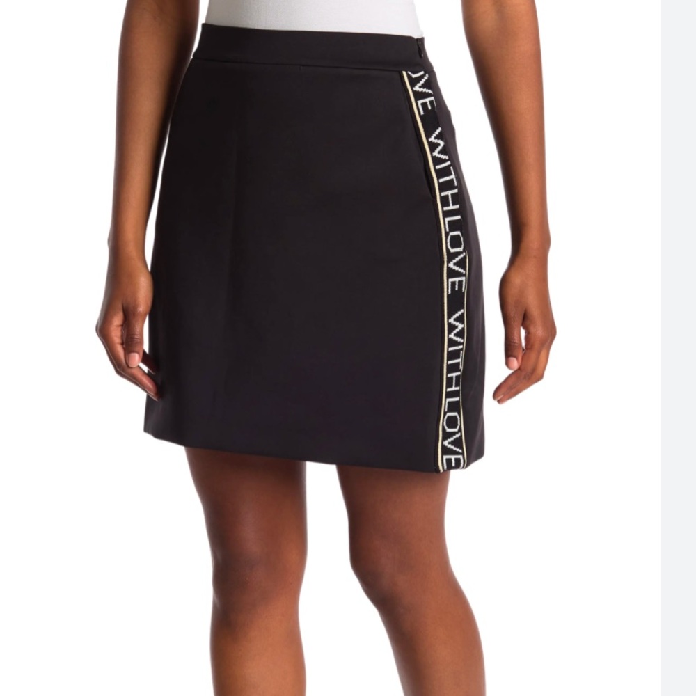 MAJE Just With Love Neoprene Mini Skirt Size 2
